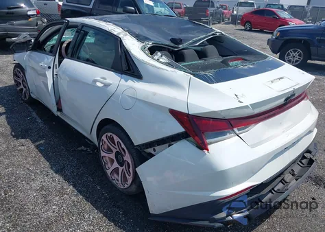 2022 Hyundai Elantra Sel from USA, damaged, VIN 5NPLM4AG1NH055880